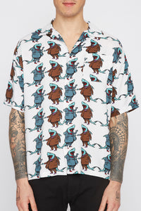 Shark Boss Button Up Shirt