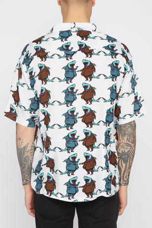 Shark Boss Button Up Shirt