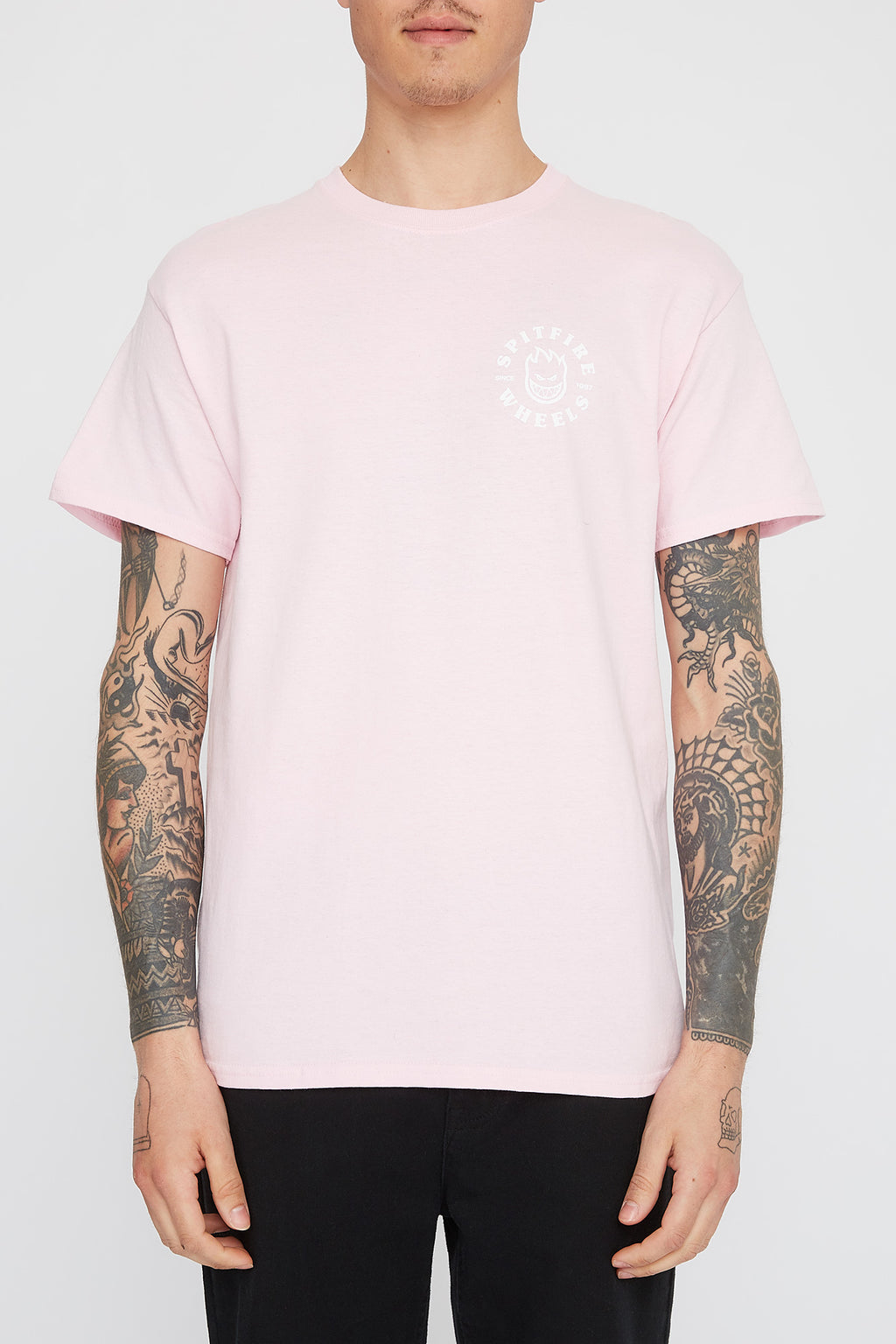 Spitfire Mens Pink Bighead T-Shirt