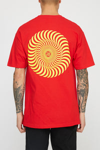 Spitfire Mens Classic Red Swirl T-Shirt