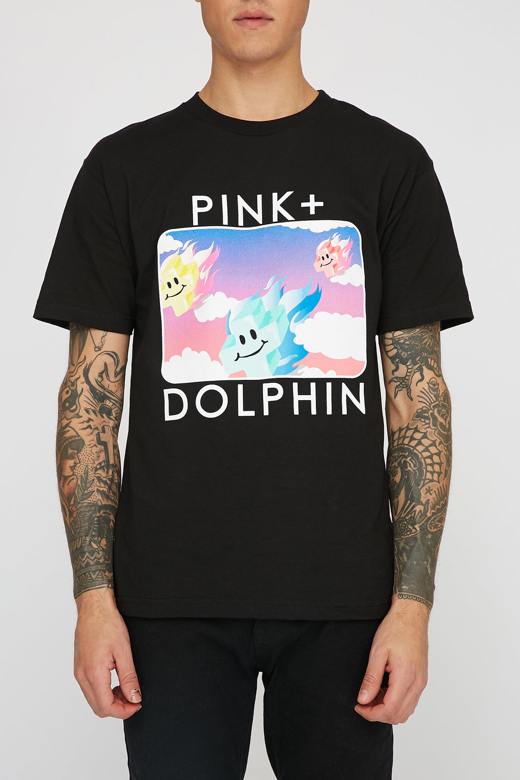 Pink Dolphin Mens Mr Positive T-Shirt