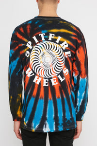 Spitfire Mens Swirl Tie Dye Long Sleeve