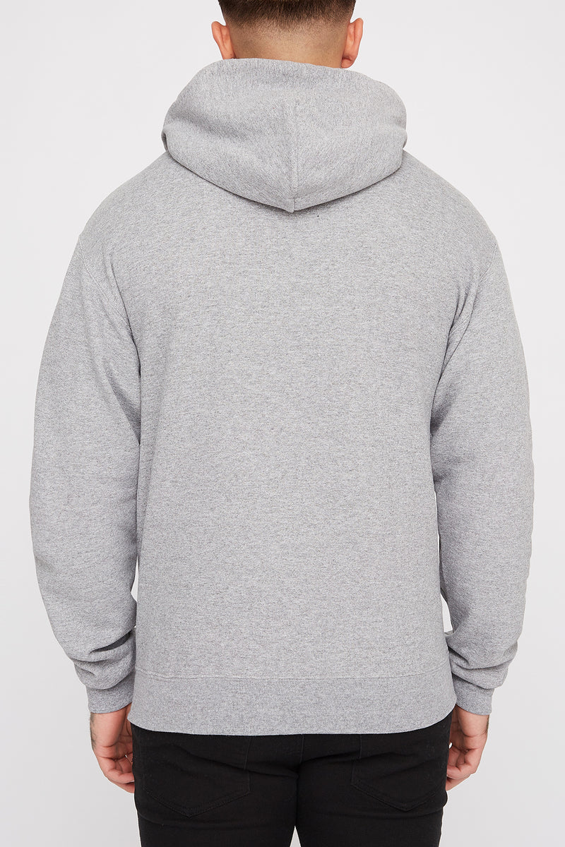 Thrasher Mens Grey Flame Hoodie