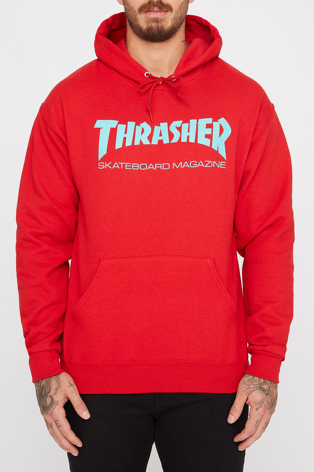 Thrasher Mens Red Skate Mag Hoodie