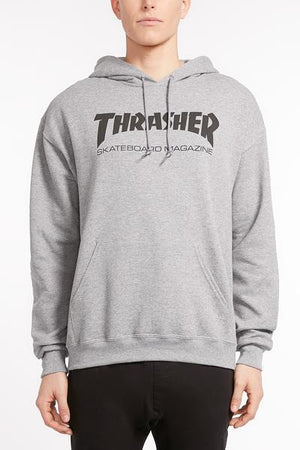 Thrasher Mens Skate Mag Grey Hoodie