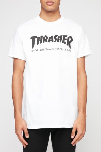 Thrasher Mens Skate Mag White Tee