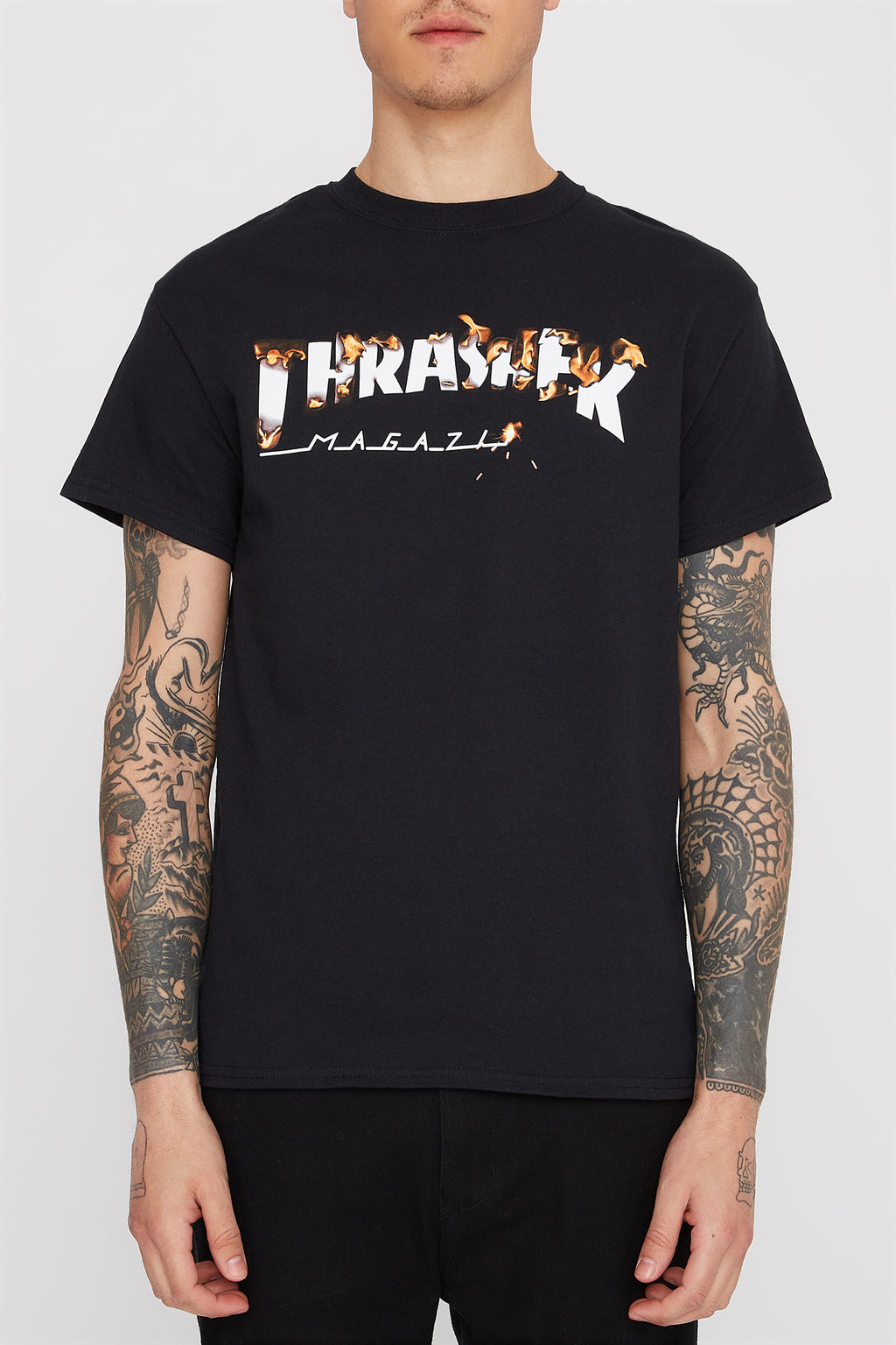 Thrasher Mens Intro Burner T-Shirt