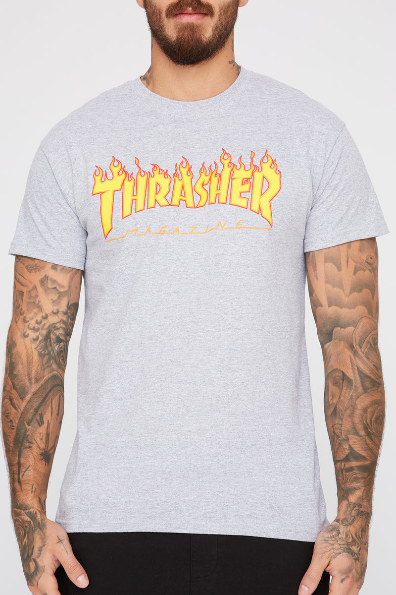 Thrasher Mens Flame Logo T-Shirt