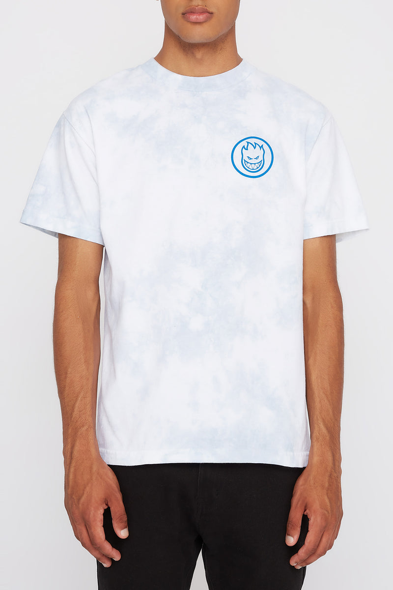 Spitfire Mens Tie-Dye Swirl Logo T-Shirt