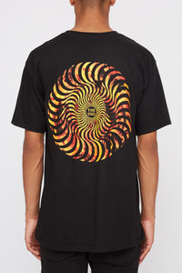 Spitfire Mens Fire Swirl Logo T-Shirt