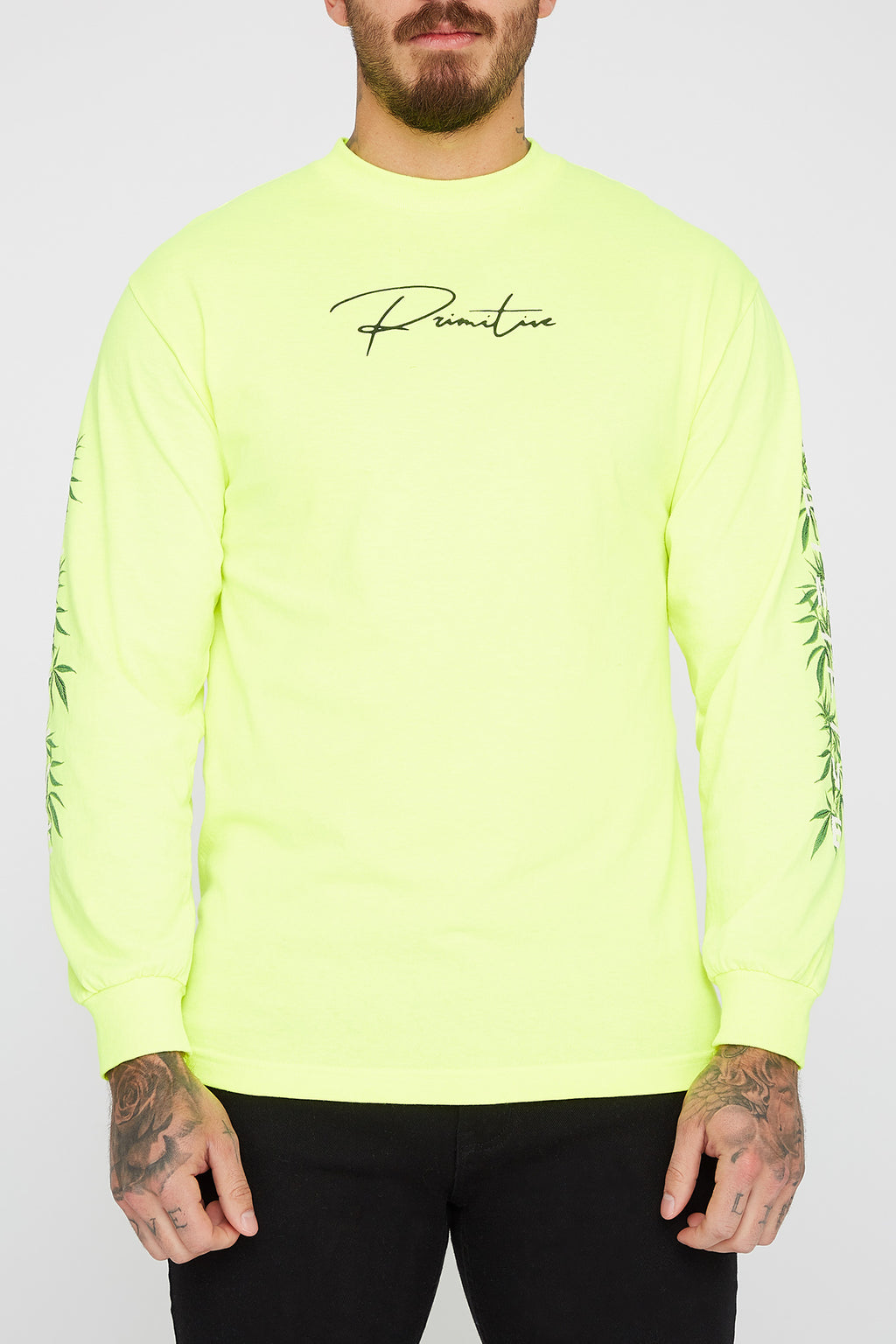 Primitive Mens Fluorescent Long Sleeve Shirt