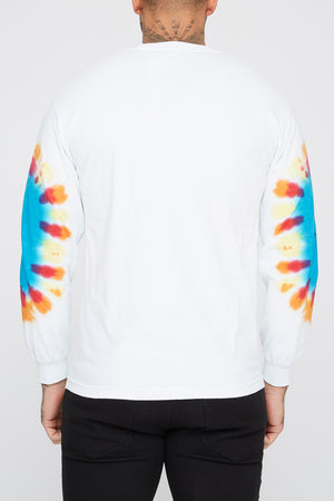 Primitive Mens Tie-Dye Long Sleeve T-Shirt