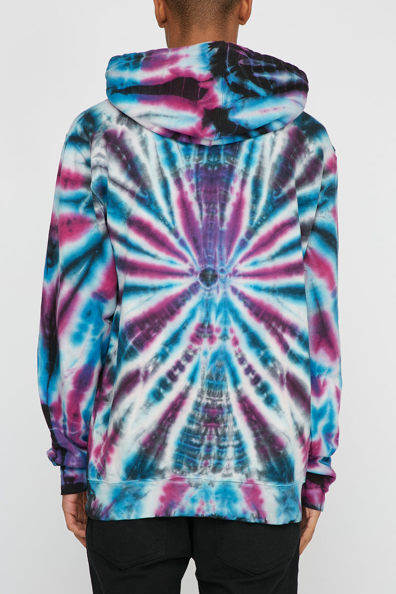 Grizzly Mens Nice Trip Tie Dye Hoodie