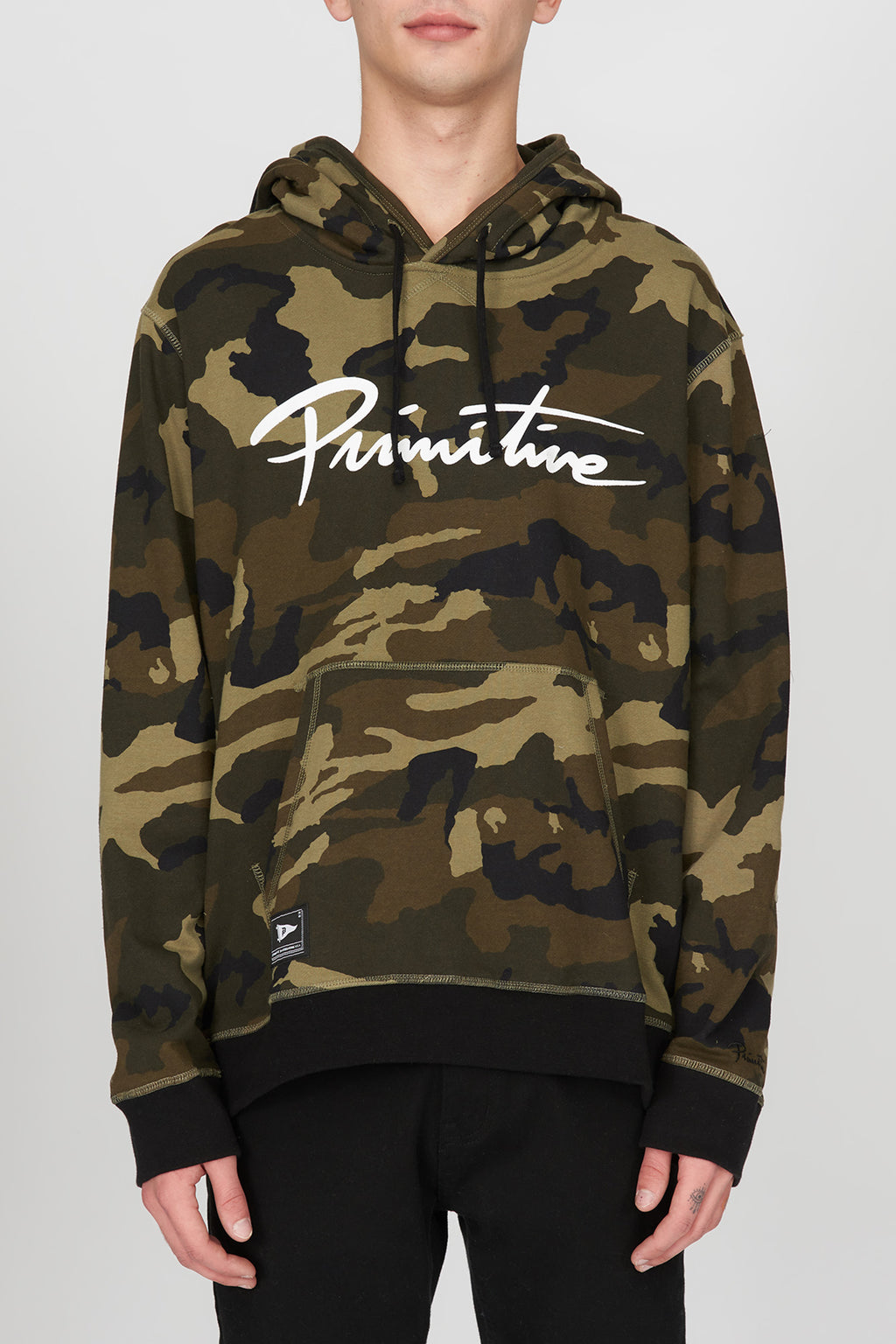 Primitive Mens Nuevo Contrast Camo Hoodie