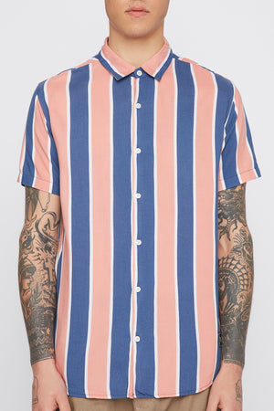 Young & Reckless Mens Vertical Stripe