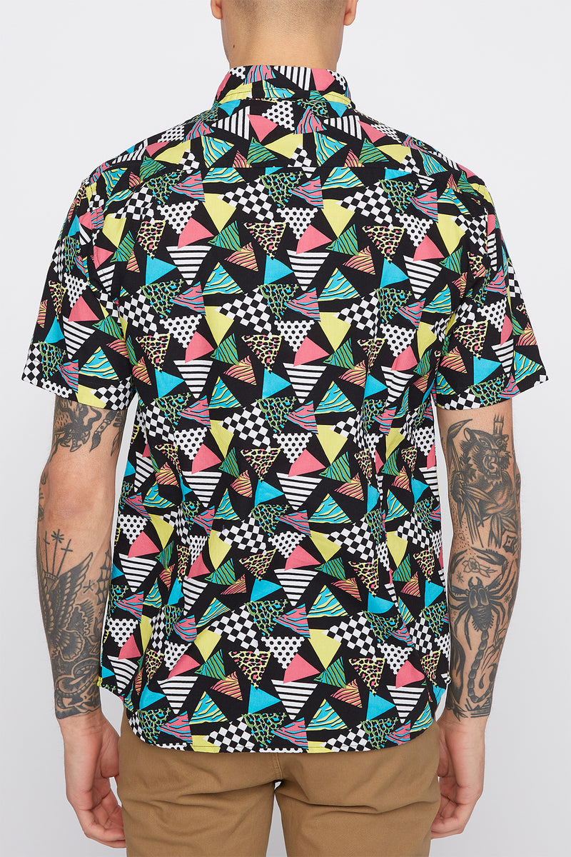 Mens Retro Button Up Shirt