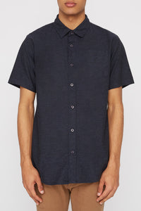 West49 Mens Solid Chambray Shirt