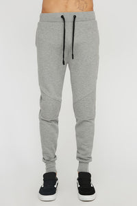 West49 Mens Solid Moto Jogger