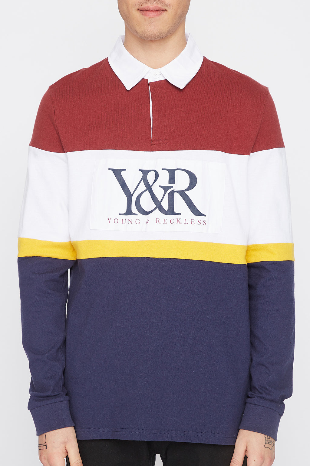 Young & Reckless Mens Rugby Long Sleeve