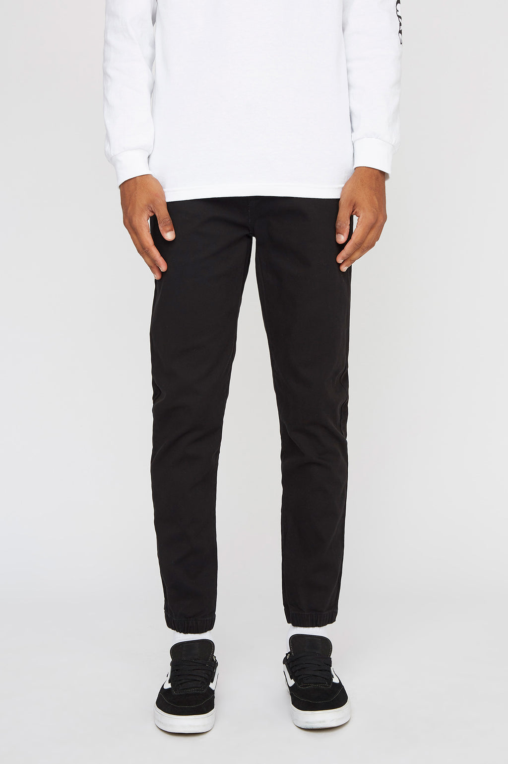 Zoo York Mens Solid Twill 5-Pocket Jogger