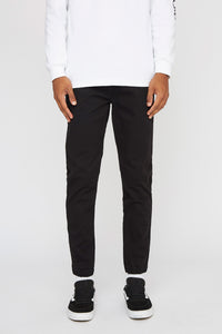West49 Mens Solid Twill Basic Jogger