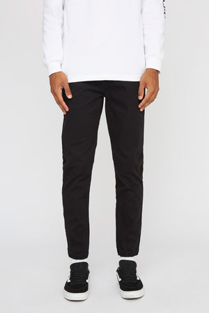 West49 Mens Solid Twill Basic Jogger