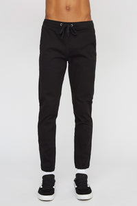 West49 Mens Solid Twill Basic Jogger