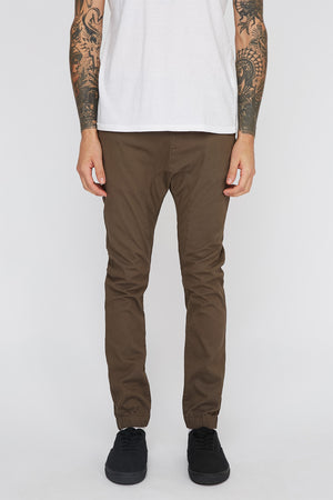 Zoo York Mens Solid Twill 5-Pocket Jogger