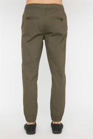 West49 Mens Solid Twill Basic Jogger