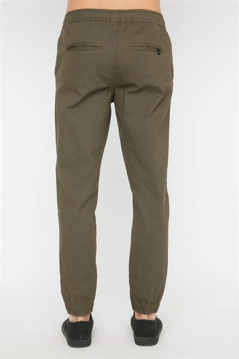 West49 Mens Solid Twill Basic Jogger