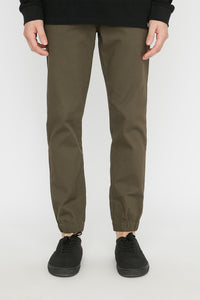 West49 Mens Solid Twill Basic Jogger