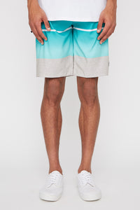 West49 Mens Striped Board Shorts