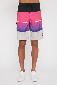 West49 Mens Striped Board Shorts