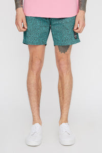 West49 Mens Speckle Shorts - mint