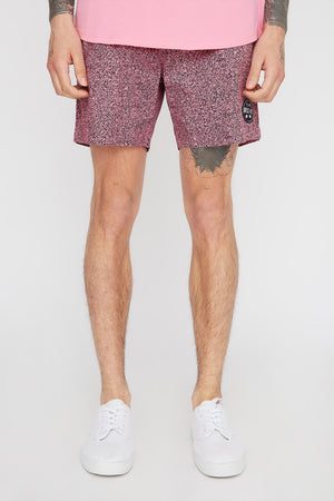 West49 Mens Speckle Shorts - rose