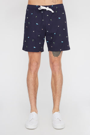 West49 Mens Ditsy Shorts