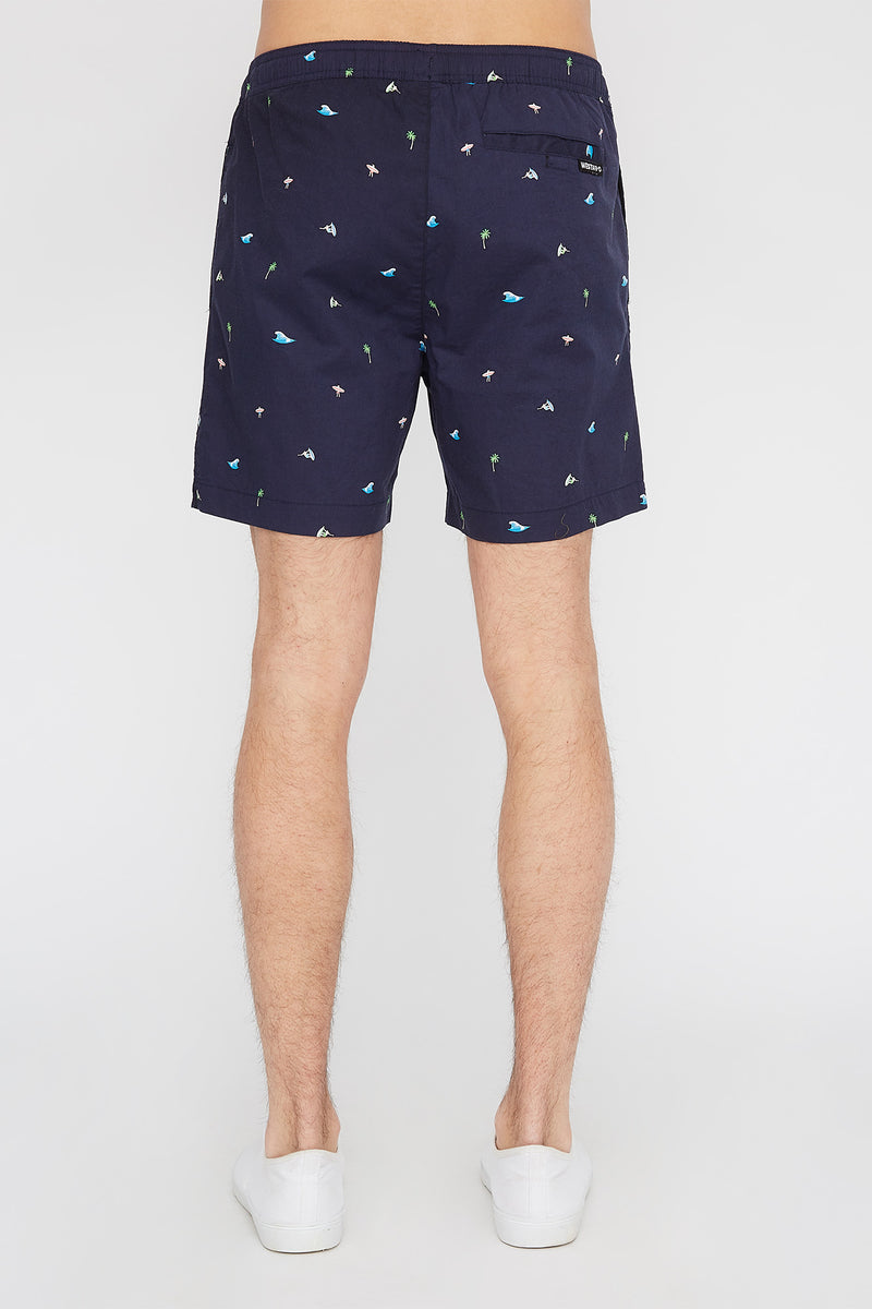 West49 Mens Ditsy Shorts