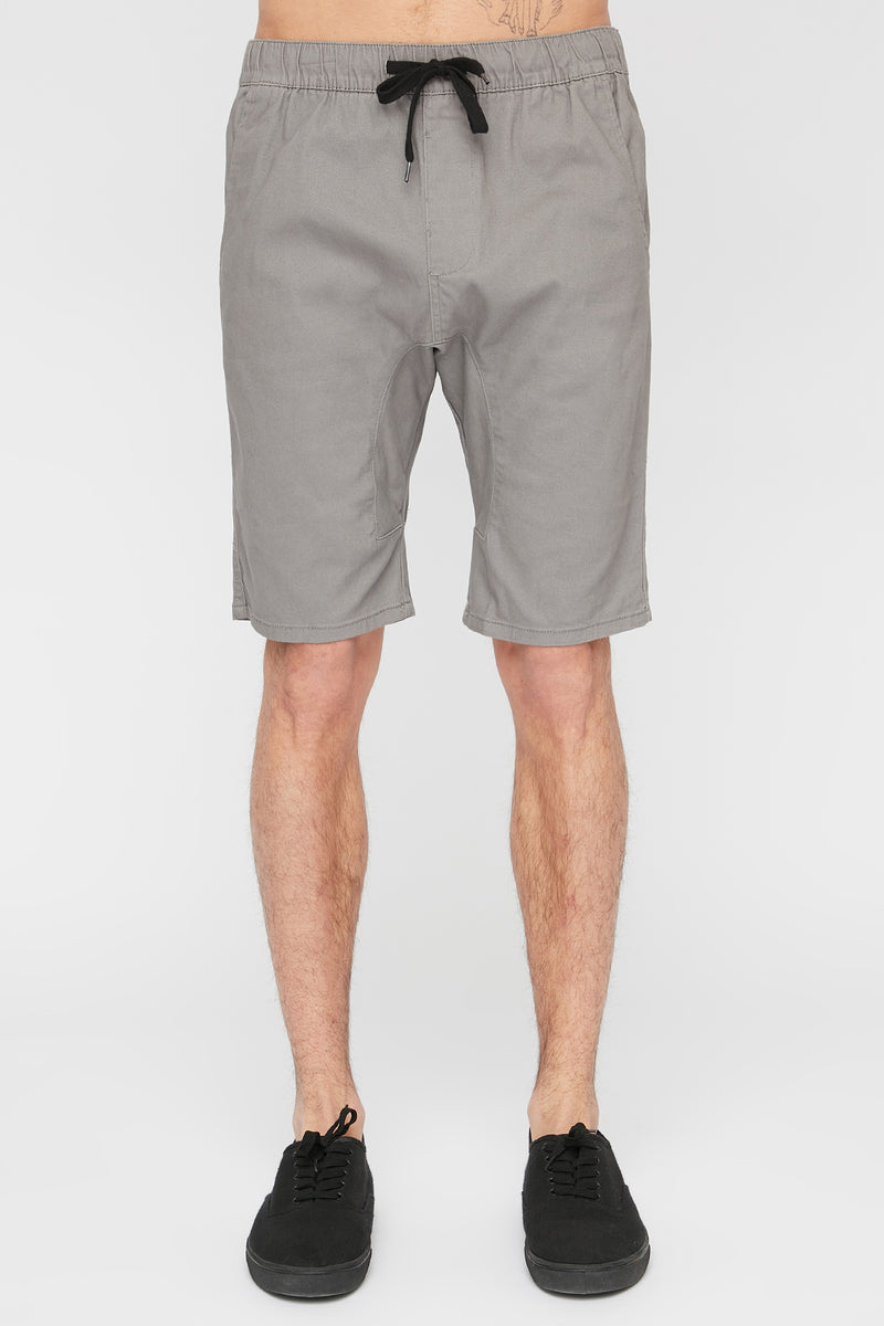 West49 Mens Twill Jogger Short