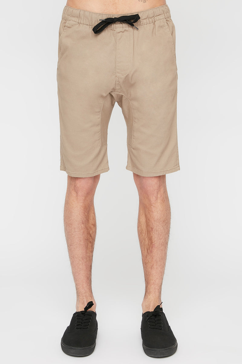 West49 Mens Twill Jogger Short