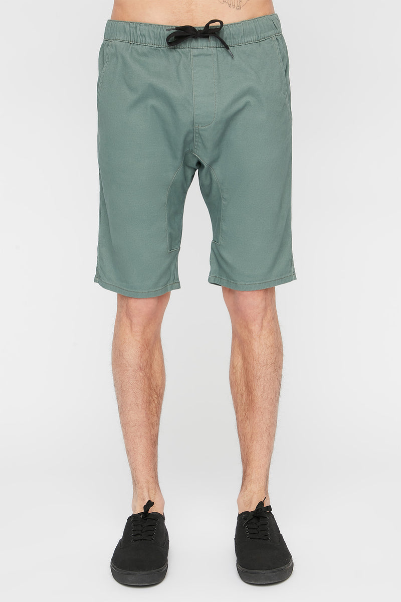 West49 Mens Twill Jogger Shorts