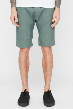 West49 Mens Twill Jogger Short