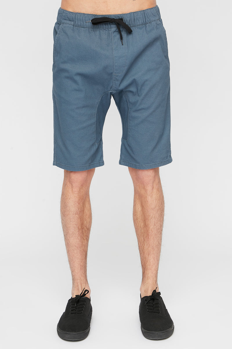 West49 Mens Twill Jogger Short