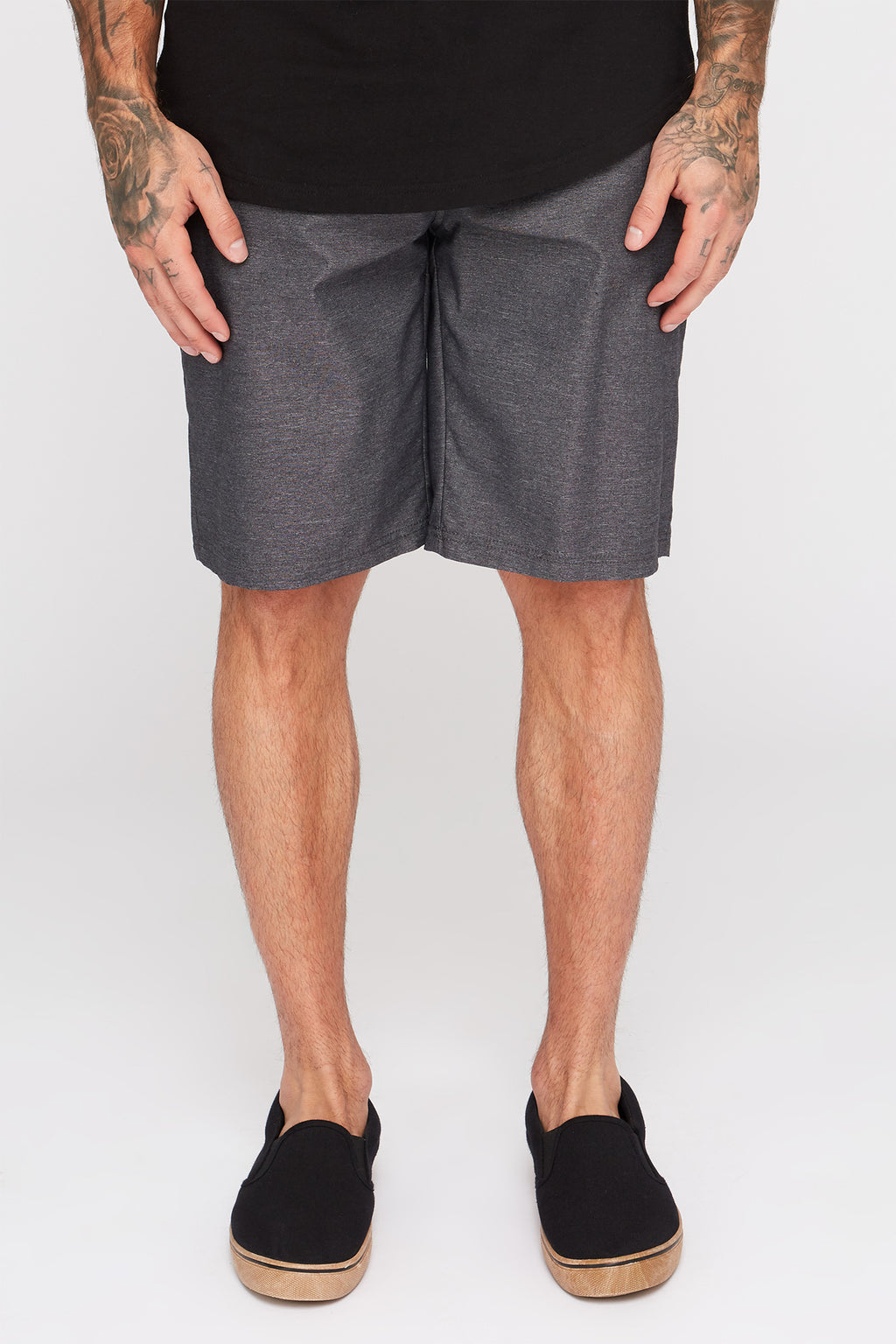 Zoo York Mens Solid Street Shorts