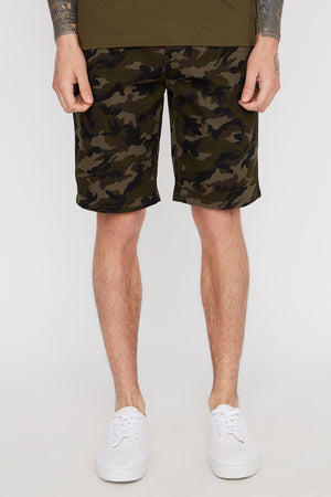 West49 Twill Camo Chino Shorts