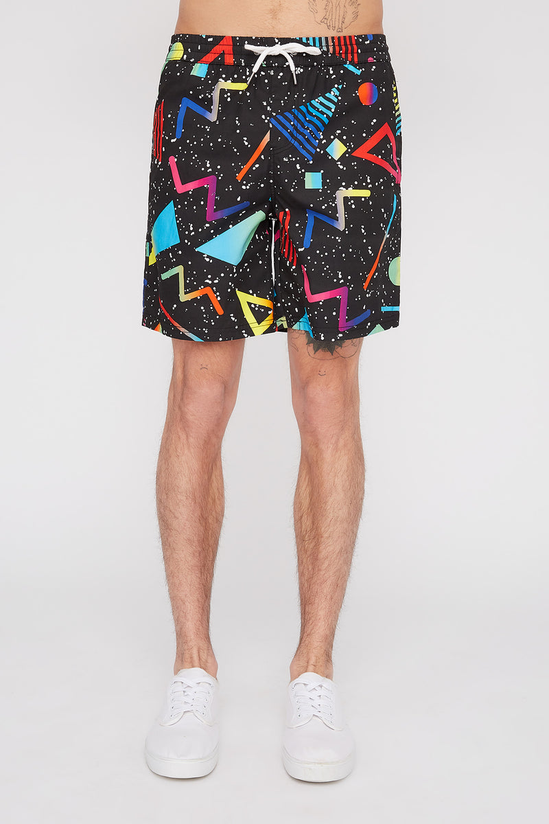 Zoo York Mens Graphic Pull-On Beach Shorts