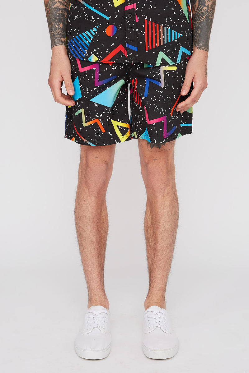 Zoo York Mens Graphic Pull-On Beach Shorts