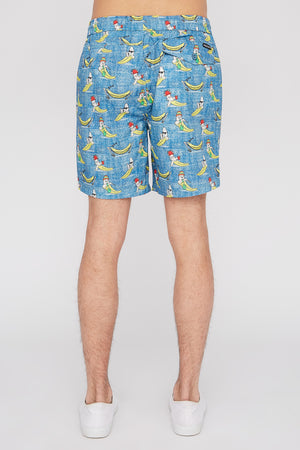 West49 Mens Fun Graphic Pull-On Beach Shorts