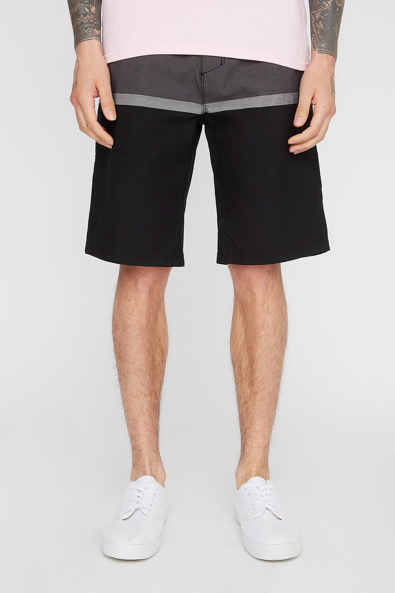 West49 Mens Colour Block Skate Shorts