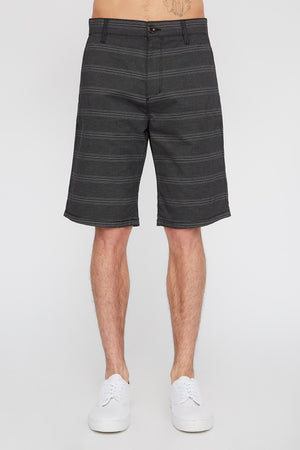 West49 Mens Striped Skate Shorts