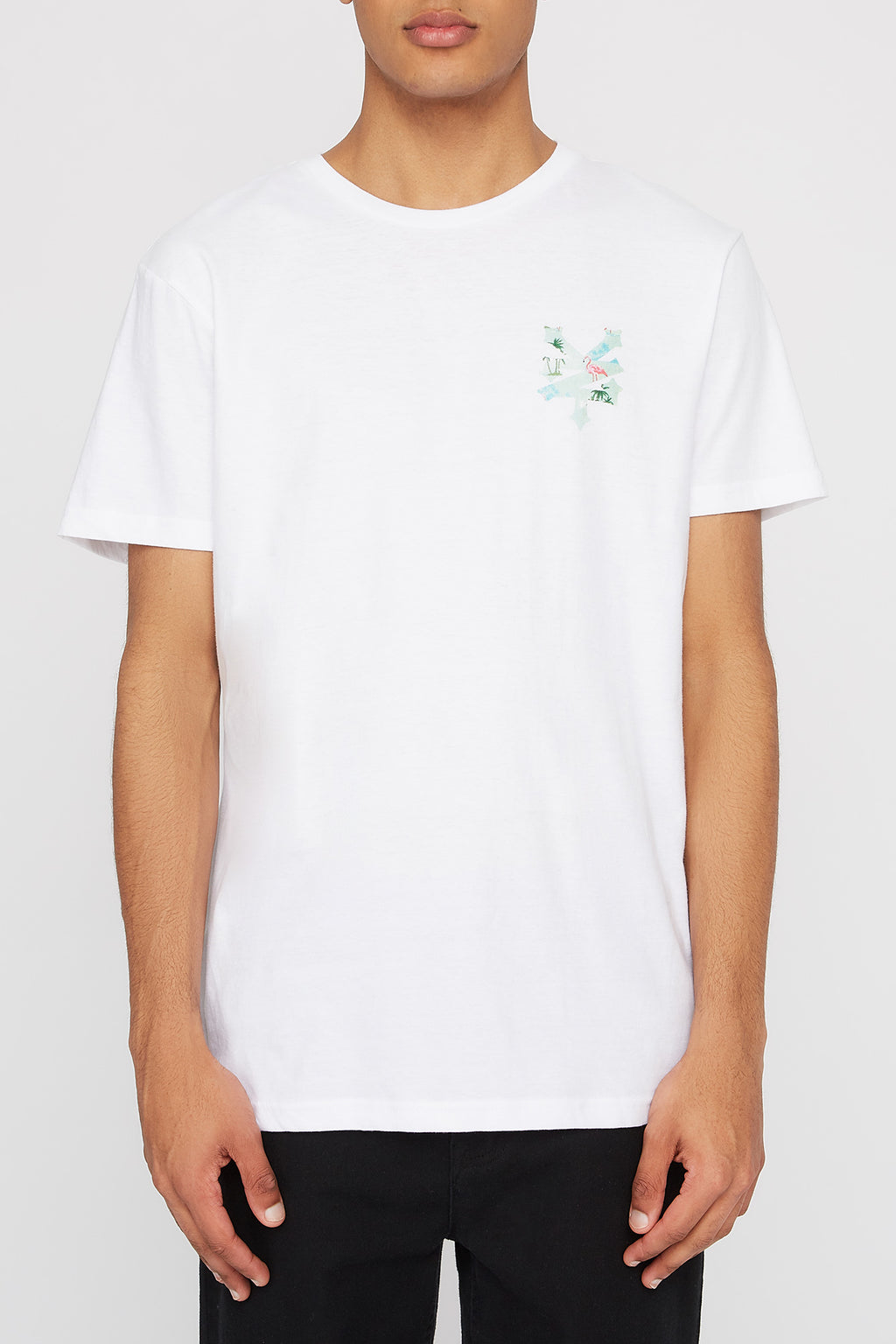 Zoo York Mens Flamingo Logo T-Shirt